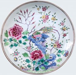 Famille rose Porcelain Yongzheng (1723-1735), Chine