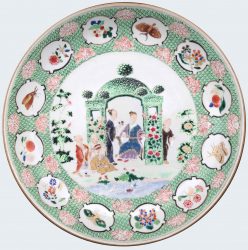 Porcelaine Qianlong (1736-1795), circa 1740, Chine Porcelaine Qianlong (1736-1795), circa 1740, Chine