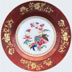 Famille rose Porcelaine Yongzheng (1723-1735) / Qianlong (1736-1795), circa 1730-1750, Chine Famille rose Porcelaine Yongzheng (1723-1735) / Qianlong (1736-1795), circa 1730-1750, Chine
