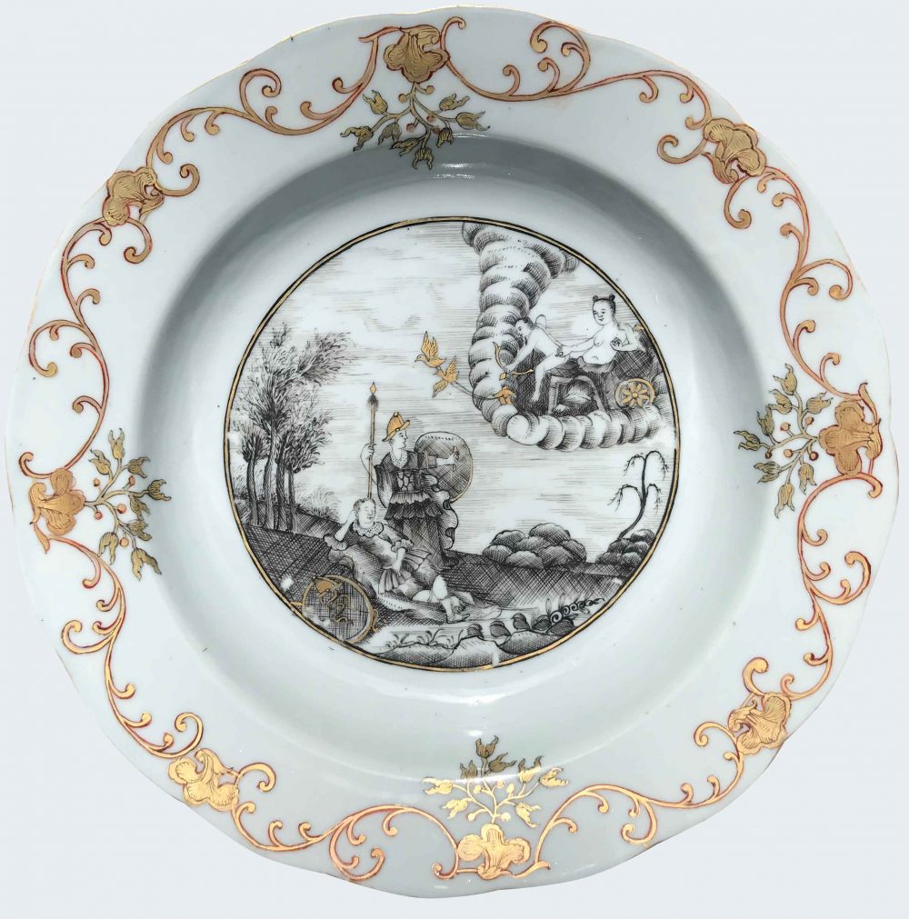 Porcelaine Qianlong (1735-1795), circa 1755, Chine Porcelaine Qianlong (1735-1795), circa 1755, Chine