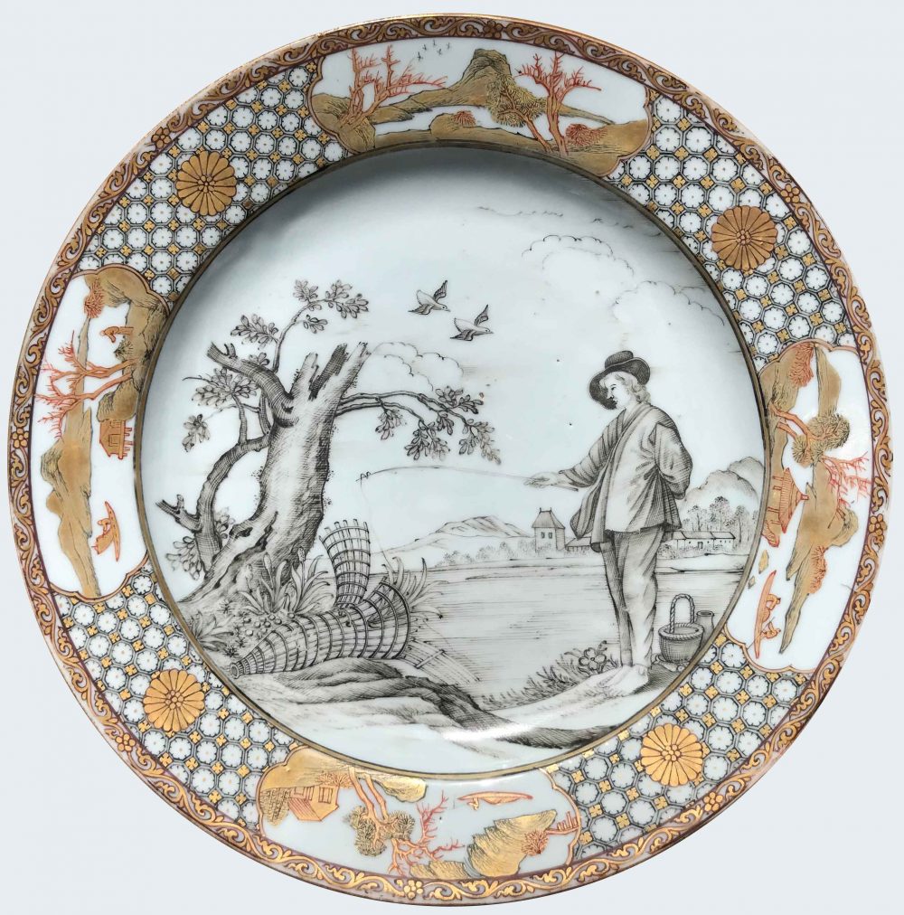 Porcelaine Qianlong (1735-1795), circa 1750, China Porcelaine Qianlong (1735-1795), circa 1750, China