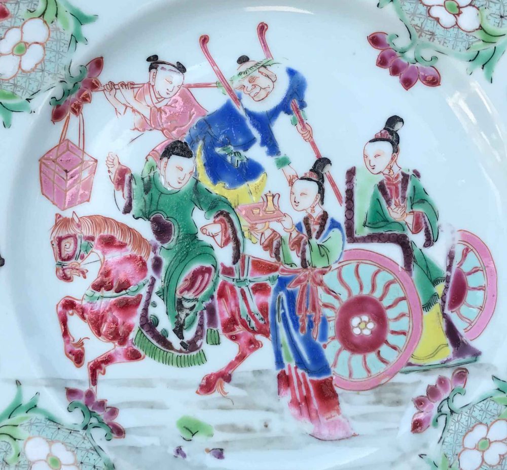 Famille rose Porcelain Yongzheng (1723-1735), Chine