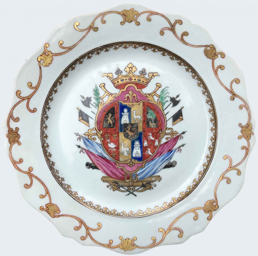 Porcelaine Qianlong (1735-1795), circa 1754-1759, Chine Porcelaine Qianlong (1735-1795), circa 1754-1759, Chine