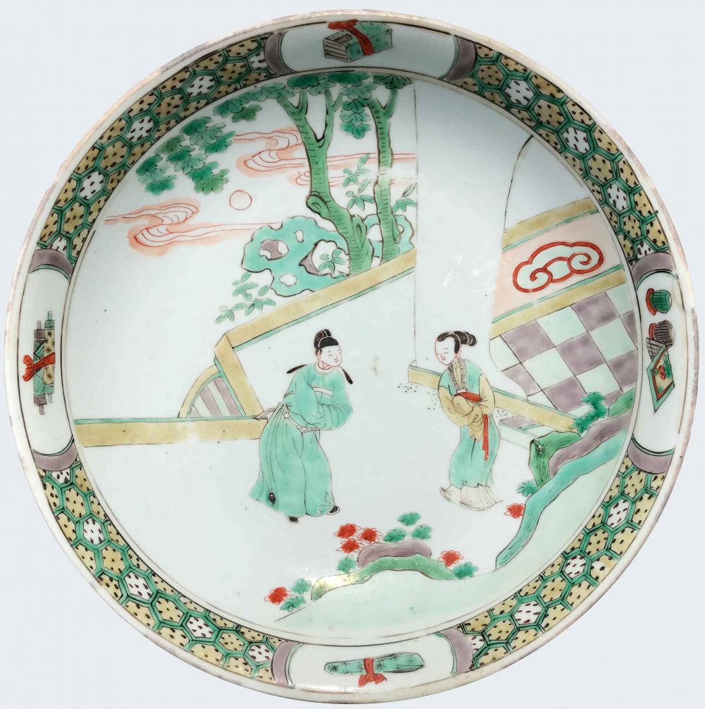 Famille verte Porcelain Kangxi (1662-1722), Chine