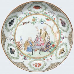 Porcelaine Qianlong (1735-1795), circa 1740, Chine Porcelaine Qianlong (1735-1795), circa 1740, Chine