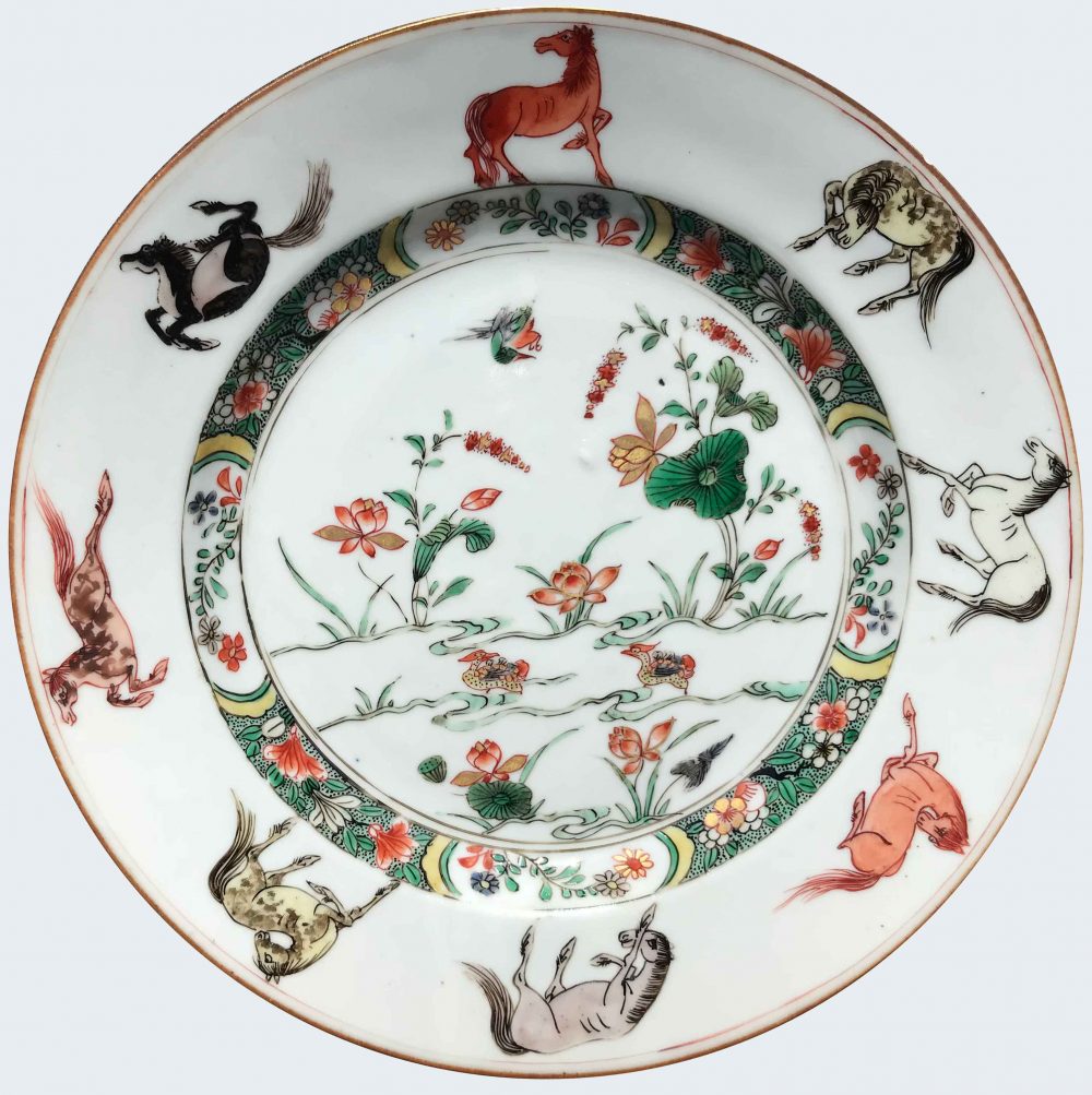 Famille verte Porcelaine Fin de l'époque Kangxi (1662-1722) - début de l'époque Yongzheng (1723-1735), ca. 1720/1730, Chine Famille verte Porcelaine Fin de l'époque Kangxi (1662-1722) - début de l'époque Yongzheng (1723-1735), ca. 1720/1730, Chine
