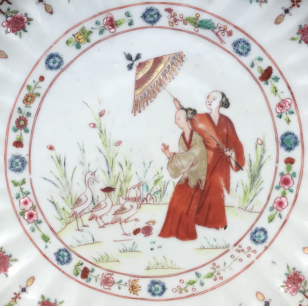 Famille rose Porcelaine Qianlong (1735-1795), circa 1740/45, Chine