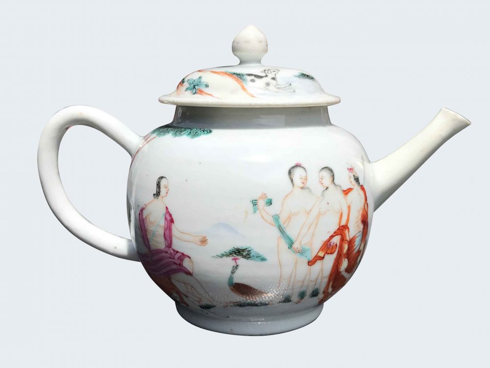 Famille rose Porcelaine Qianlong (1735-1795), circa 1745, Chine