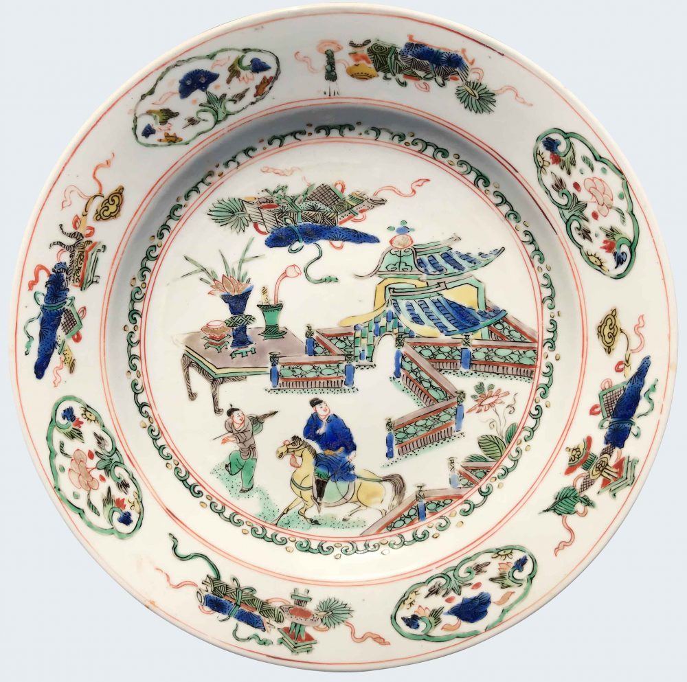 Famille verte Porcelain Kangxi (1662-1722), Chine