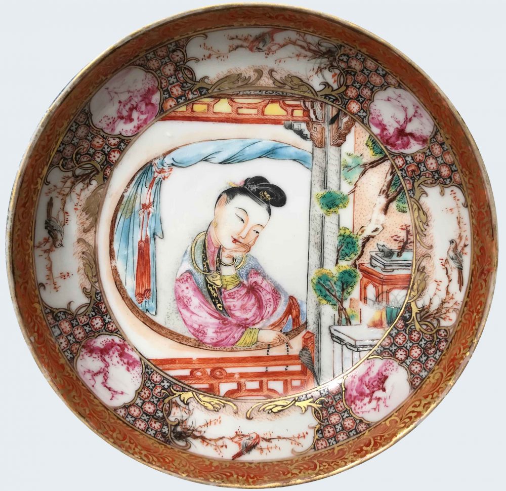 Famille rose Porcelaine Qianlong (1735-1795), circa 1750, Chine