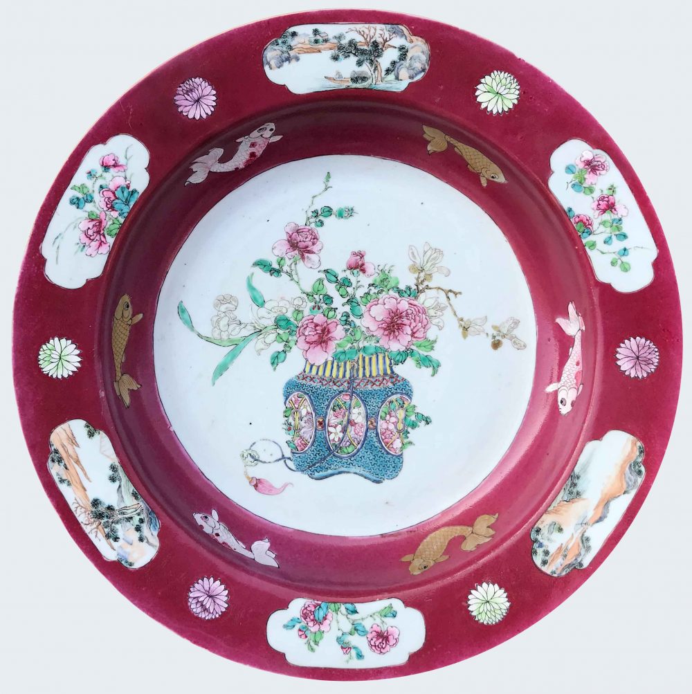 Famille rose Porcelaine Yongzheng (1723-1735), circa 1730, Chine