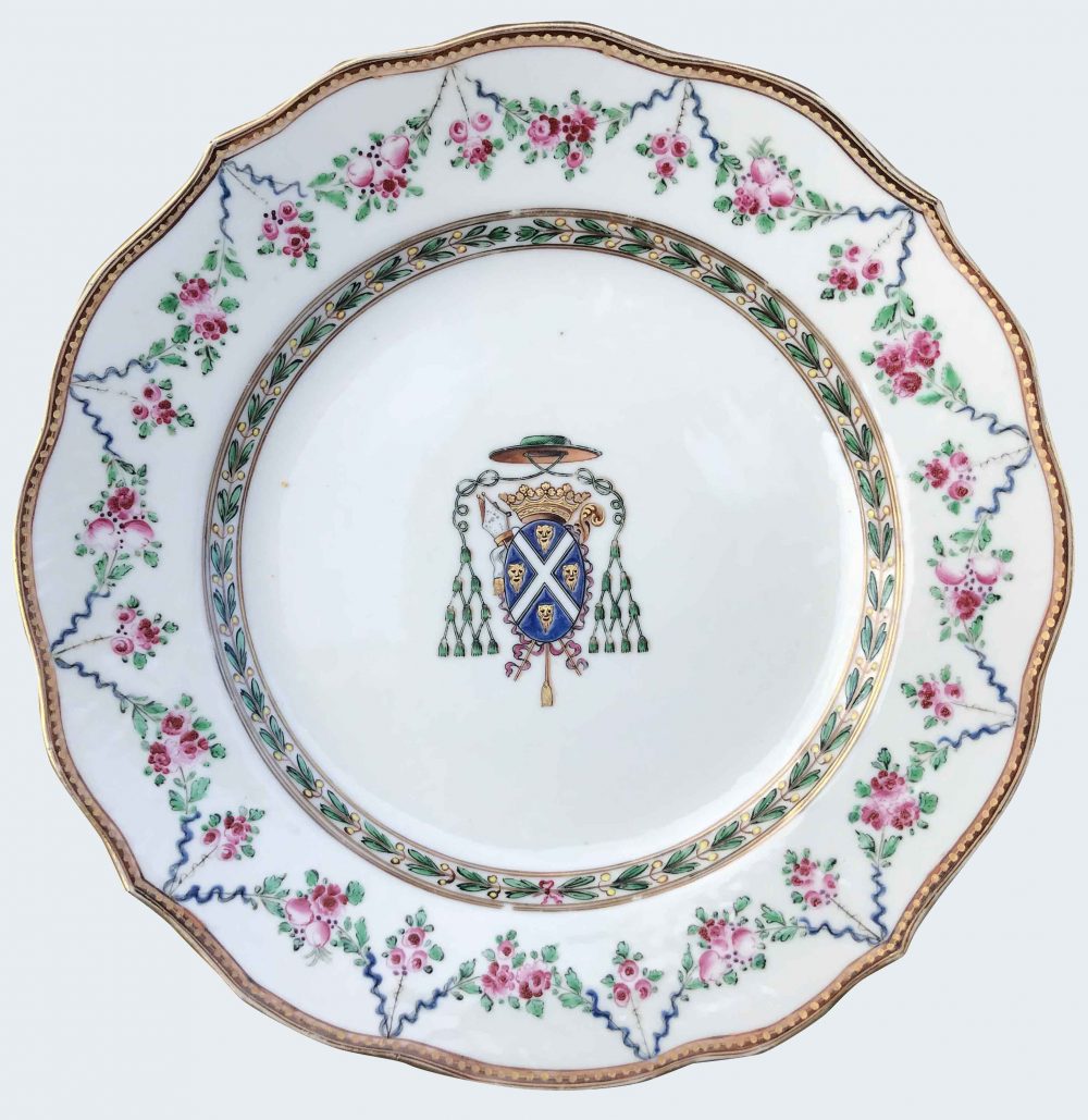 Porcelaine Qianlong (1735-1795), circa 1765, Chine Porcelaine Qianlong (1735-1795), circa 1765, Chine