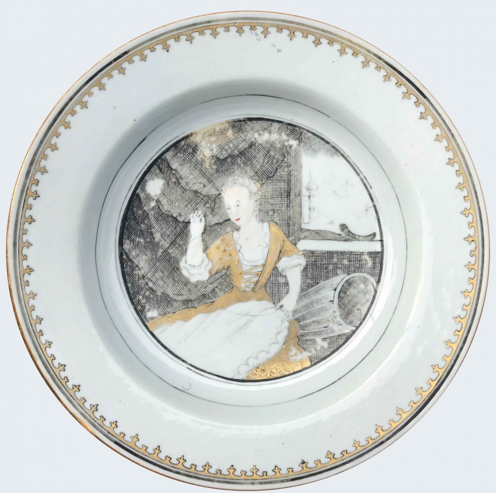 Porcelaine Qianlong (1736-1795), circa 1750, Chine Porcelaine Qianlong (1736-1795), circa 1750, Chine