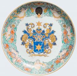 Porcelaine Qianlong (1736-1795, datée 1744), Chine Porcelaine Qianlong (1736-1795, datée 1744), Chine