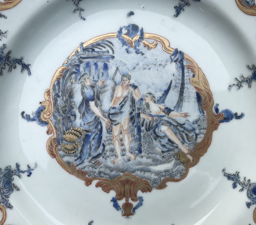 Porcelain Qianlong (1735-1795), circa 1745/1750, China Porcelain Qianlong (1735-1795), circa 1745/1750, China
