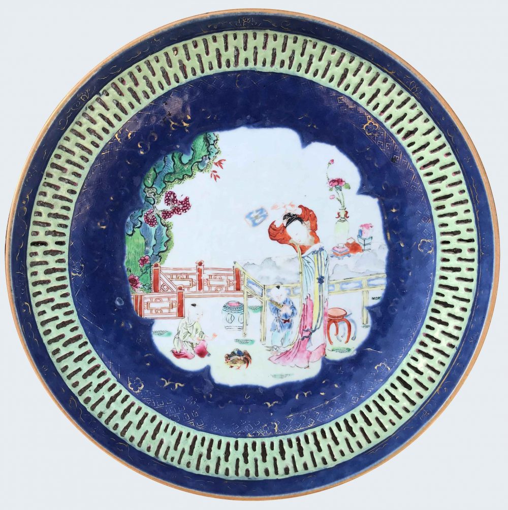 Famille rose Porcelaine Qianlong (1736-1795) , Chine