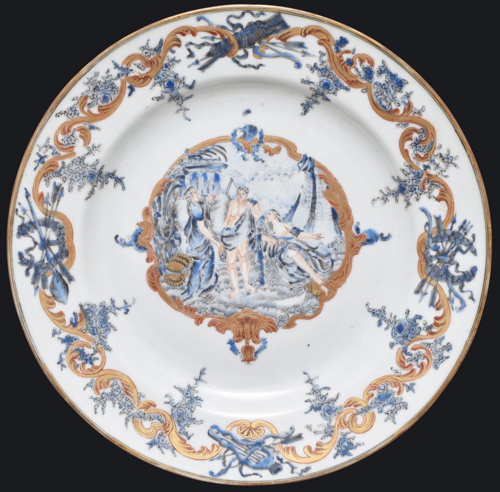 Porcelain Qianlong (1735-1795), circa 1745/1750, China