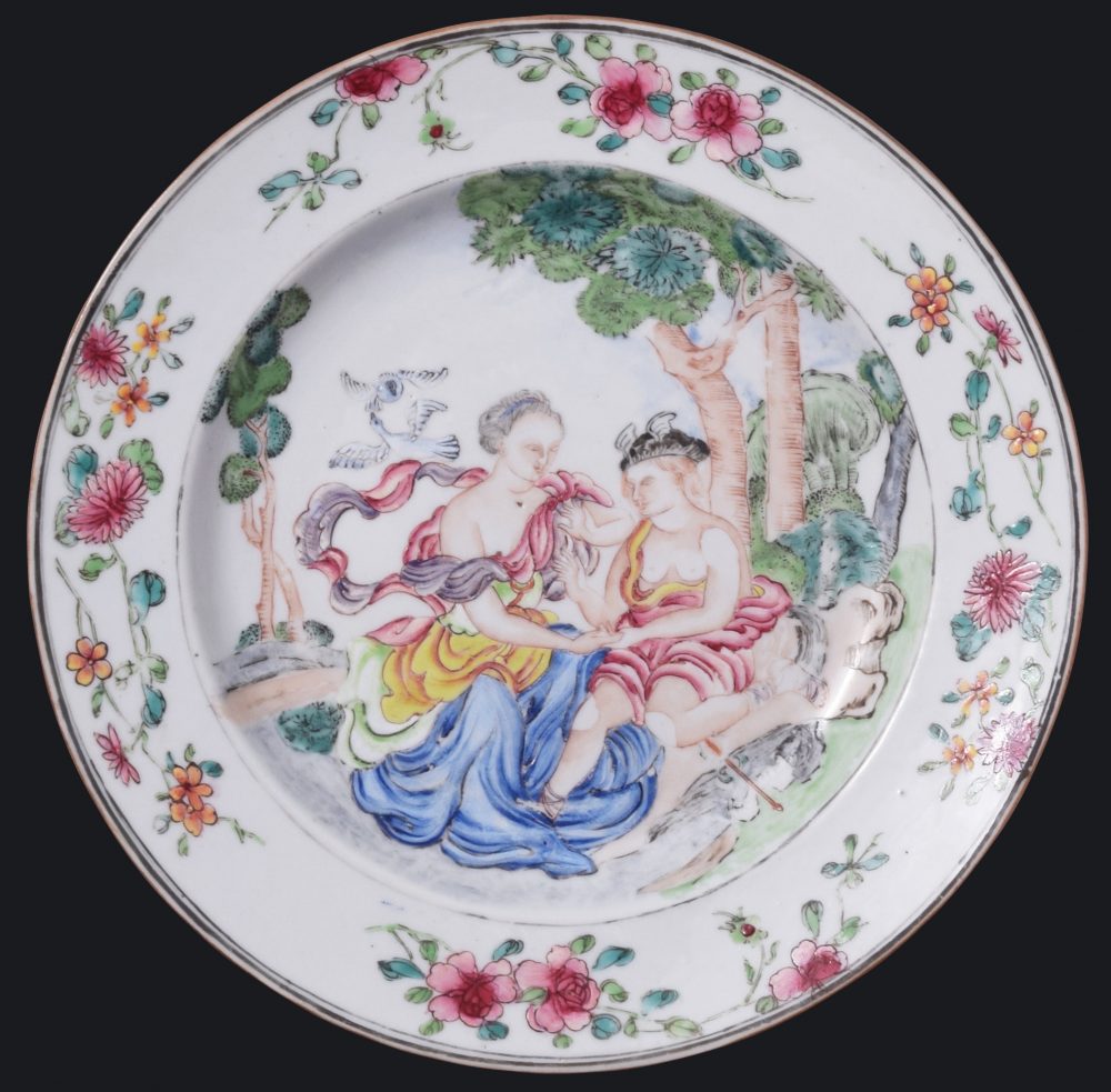 Famille rose Porcelaine Qianlong (1735-1795), circa 1760, Chine