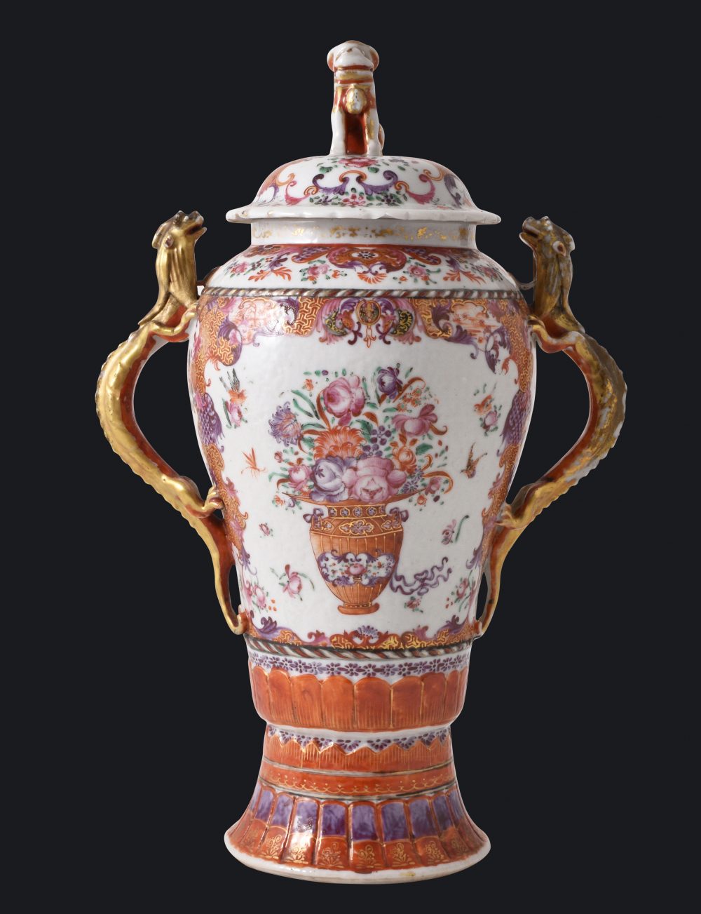 Famille rose Porcelaine Qianlong (1735-1795), Chine Famille rose Porcelaine Qianlong (1735-1795), Chine