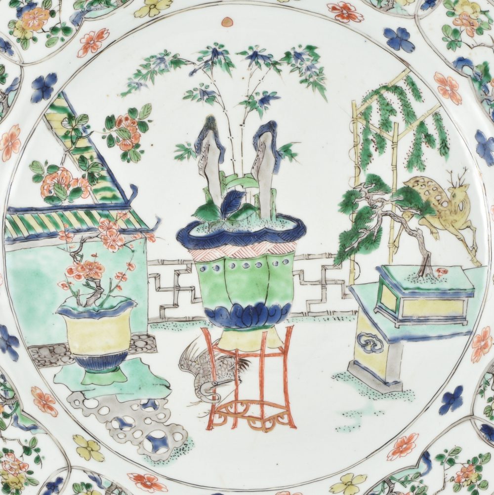 Famille verte Porcelaine Kangxi (1662-1722), Chine