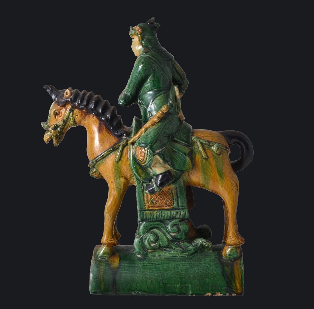 Terre cuite émaillée Dynastie Ming (1368–1644), Chine Terre cuite émaillée Dynastie Ming (1368–1644), Chine