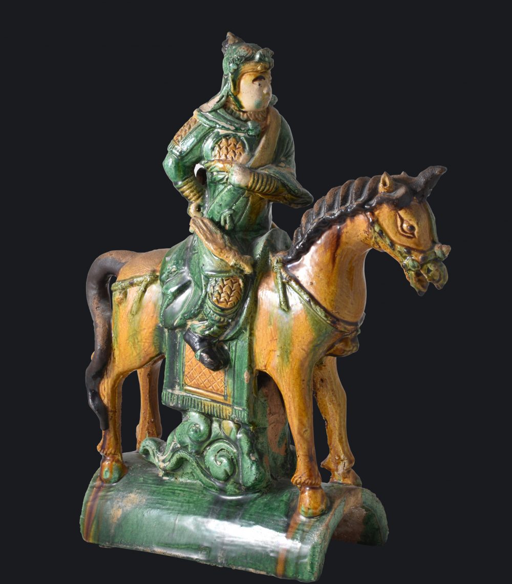 Terre cuite émaillée Dynastie Ming (1368–1644), Chine Terre cuite émaillée Dynastie Ming (1368–1644), Chine