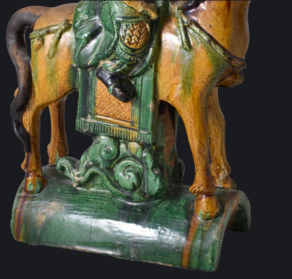 Terre cuite émaillée Dynastie Ming (1368–1644), Chine Terre cuite émaillée Dynastie Ming (1368–1644), Chine