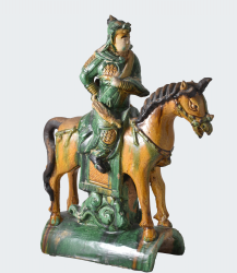 Terre cuite émaillée Dynastie Ming (1368–1644), Chine Terre cuite émaillée Dynastie Ming (1368–1644), Chine
