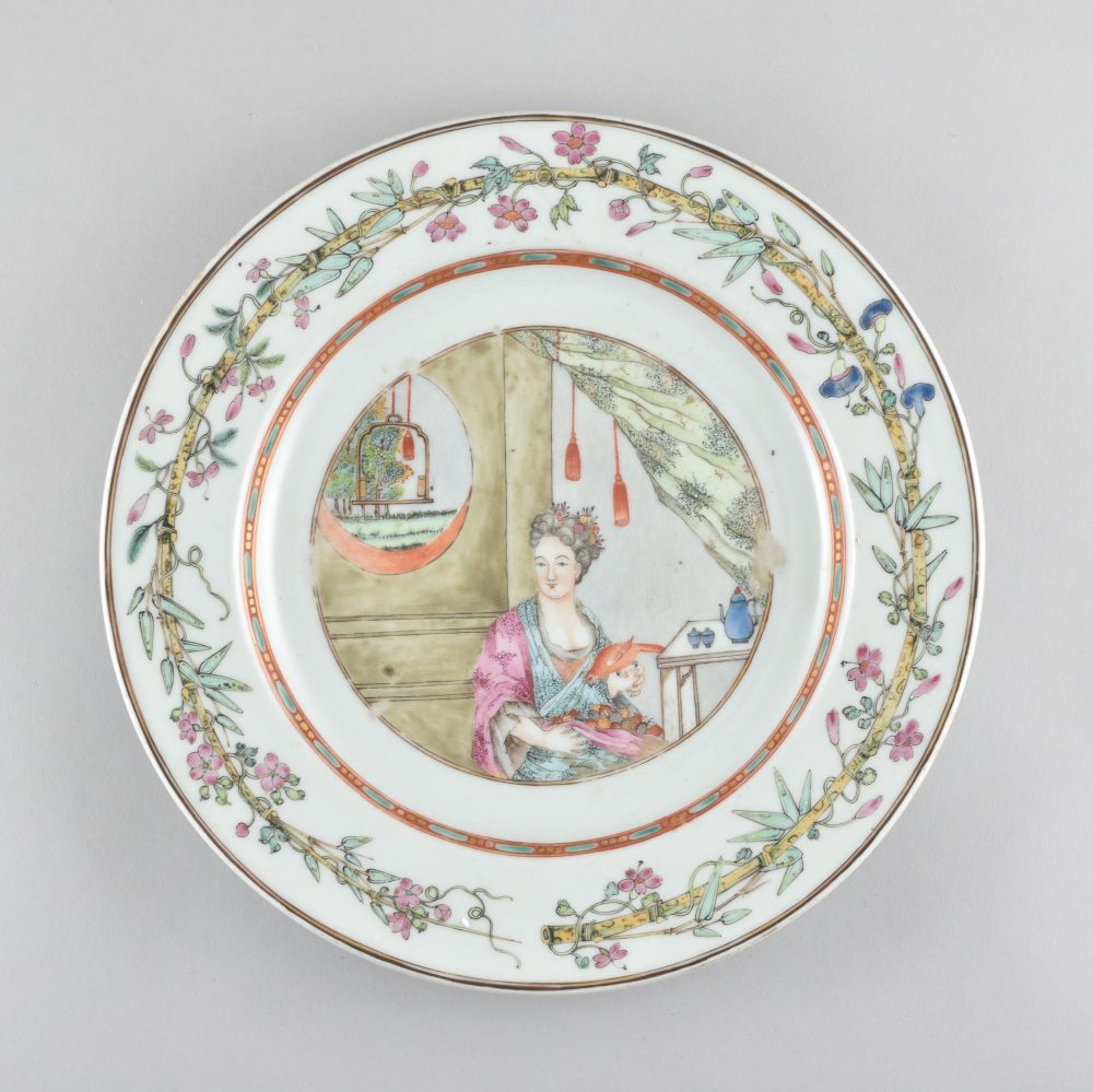 Porcelaine Qianlong (1735-1795), circa 1755, Chine Porcelaine Qianlong (1735-1795), circa 1755, Chine