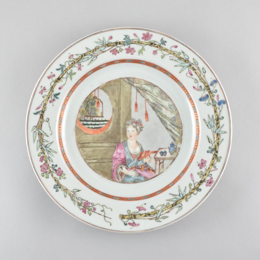 Porcelaine Qianlong (1735-1795), circa 1755, Chine Porcelaine Qianlong (1735-1795), circa 1755, Chine