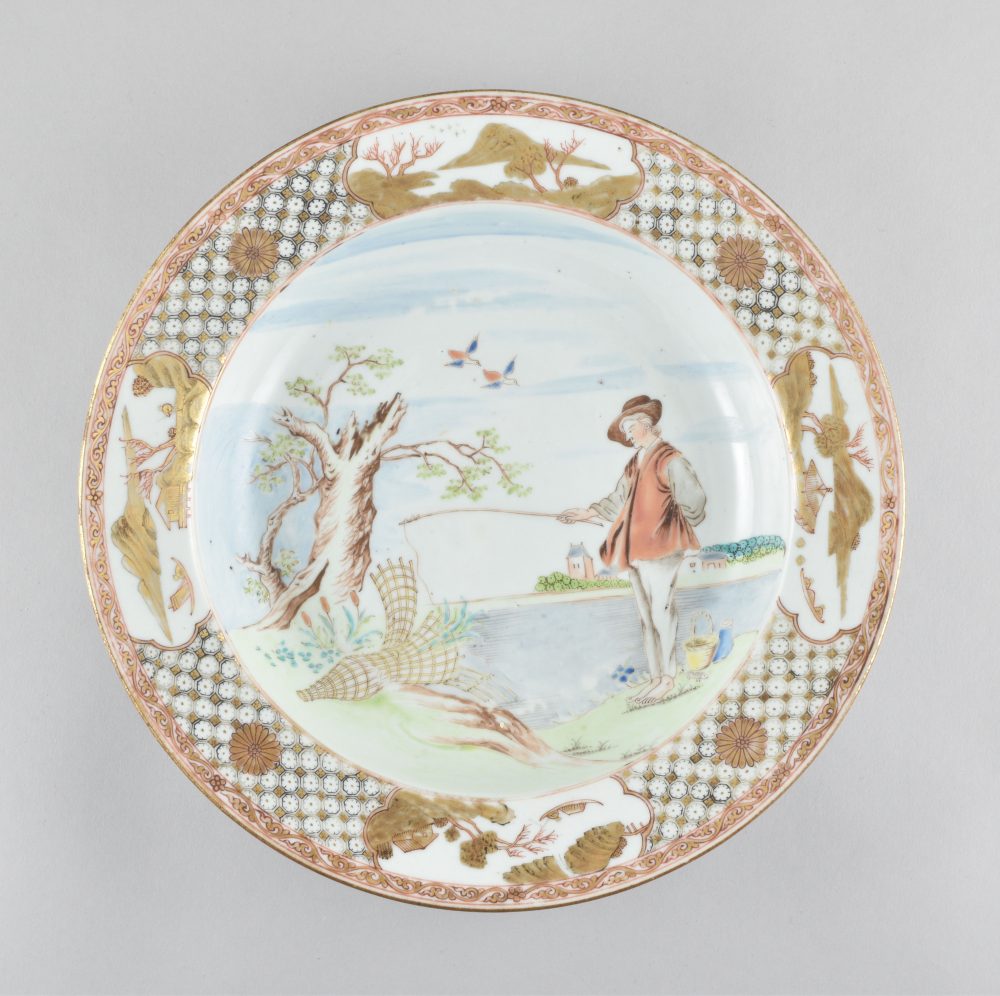 Porcelaine Qianlong (1735-1795), circa 1740, Chine Porcelaine Qianlong (1735-1795), circa 1740, Chine