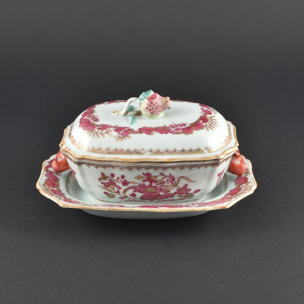 Famille rose Porcelaine Qianlong (1735-1795), circa 1760, Chine