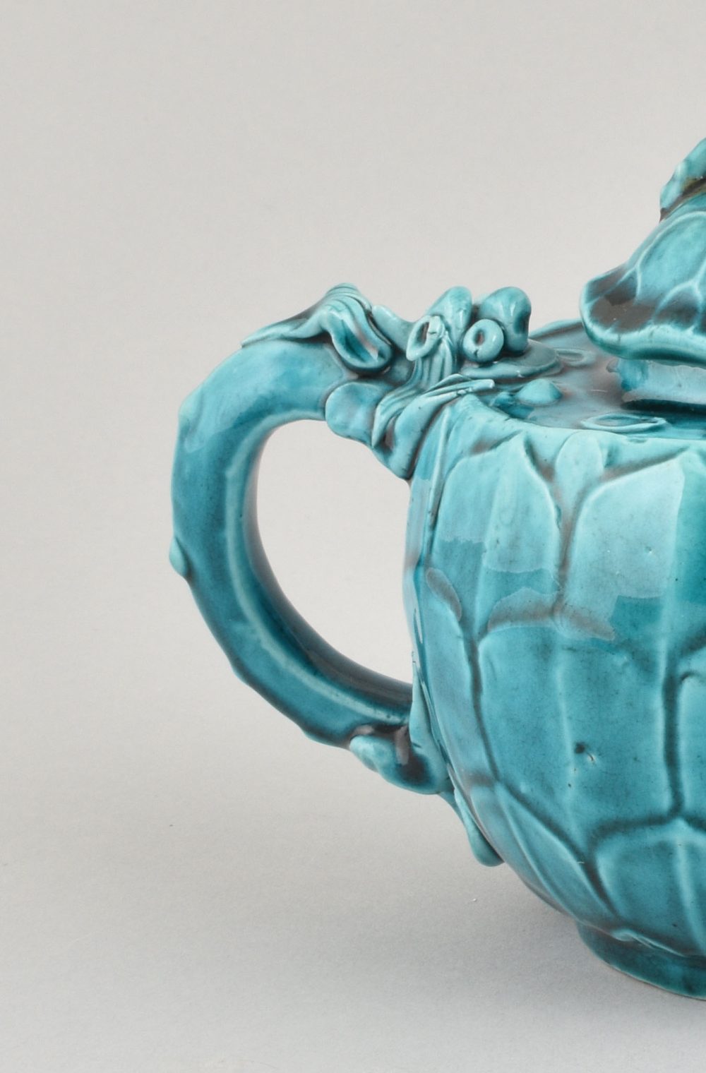 Biscuit de porcelaine émaillé turquoise Kangxi (1662-1722), Chine