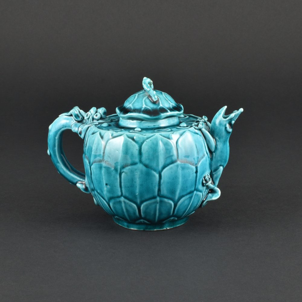 Biscuit de porcelaine émaillé turquoise Kangxi (1662-1722), Chine Biscuit de porcelaine émaillé turquoise Kangxi (1662-1722), Chine