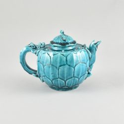 Biscuit de porcelaine émaillé turquoise Kangxi (1662-1722), Chine