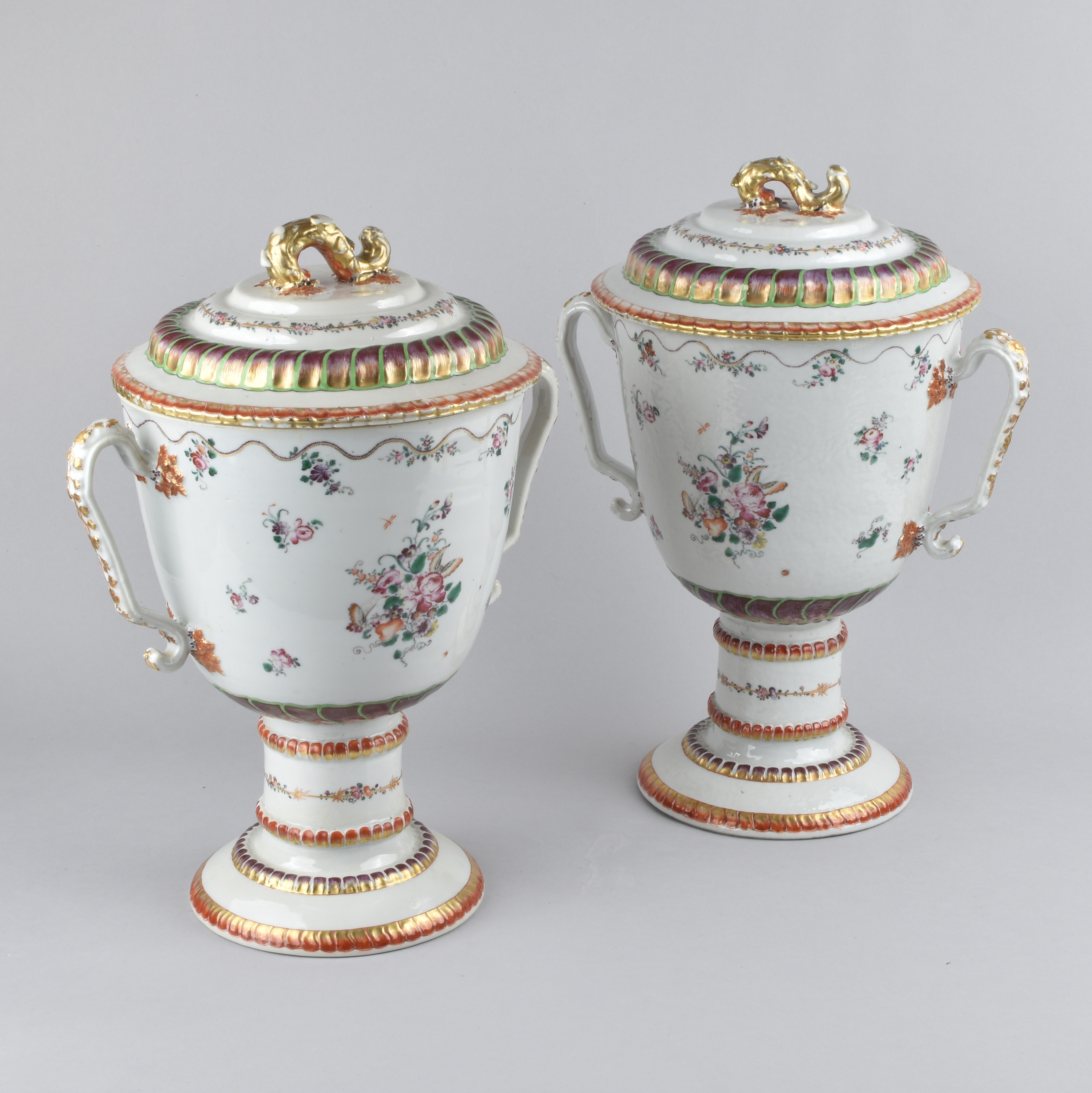 Porcelaine Qianlong (1735-1795), circa 1780/90, China Porcelaine Qianlong (1735-1795), circa 1780/90, China