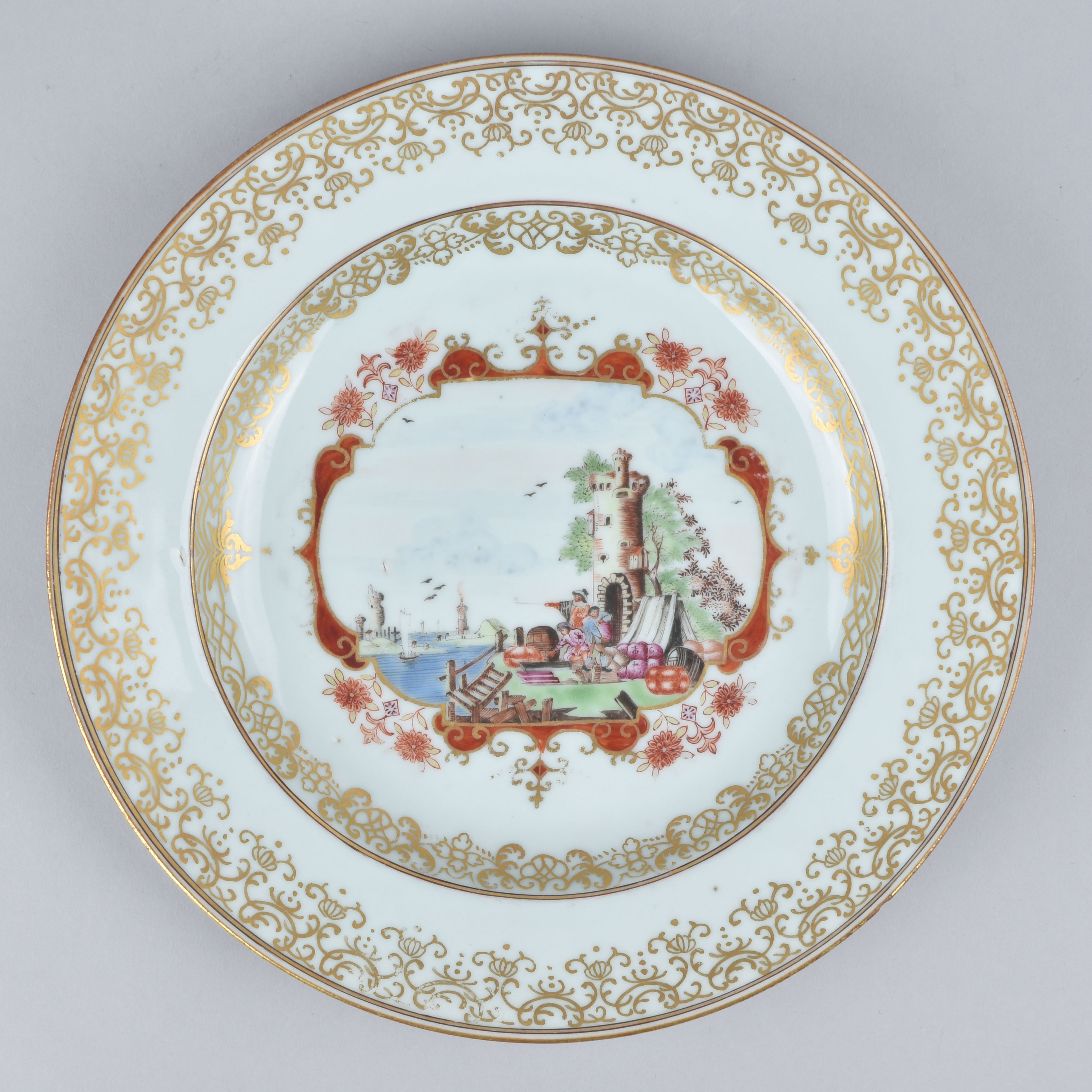 Famille rose Porcelaine Qianlong (1735-1795), circa 1750, Chine Famille rose Porcelaine Qianlong (1735-1795), circa 1750, Chine