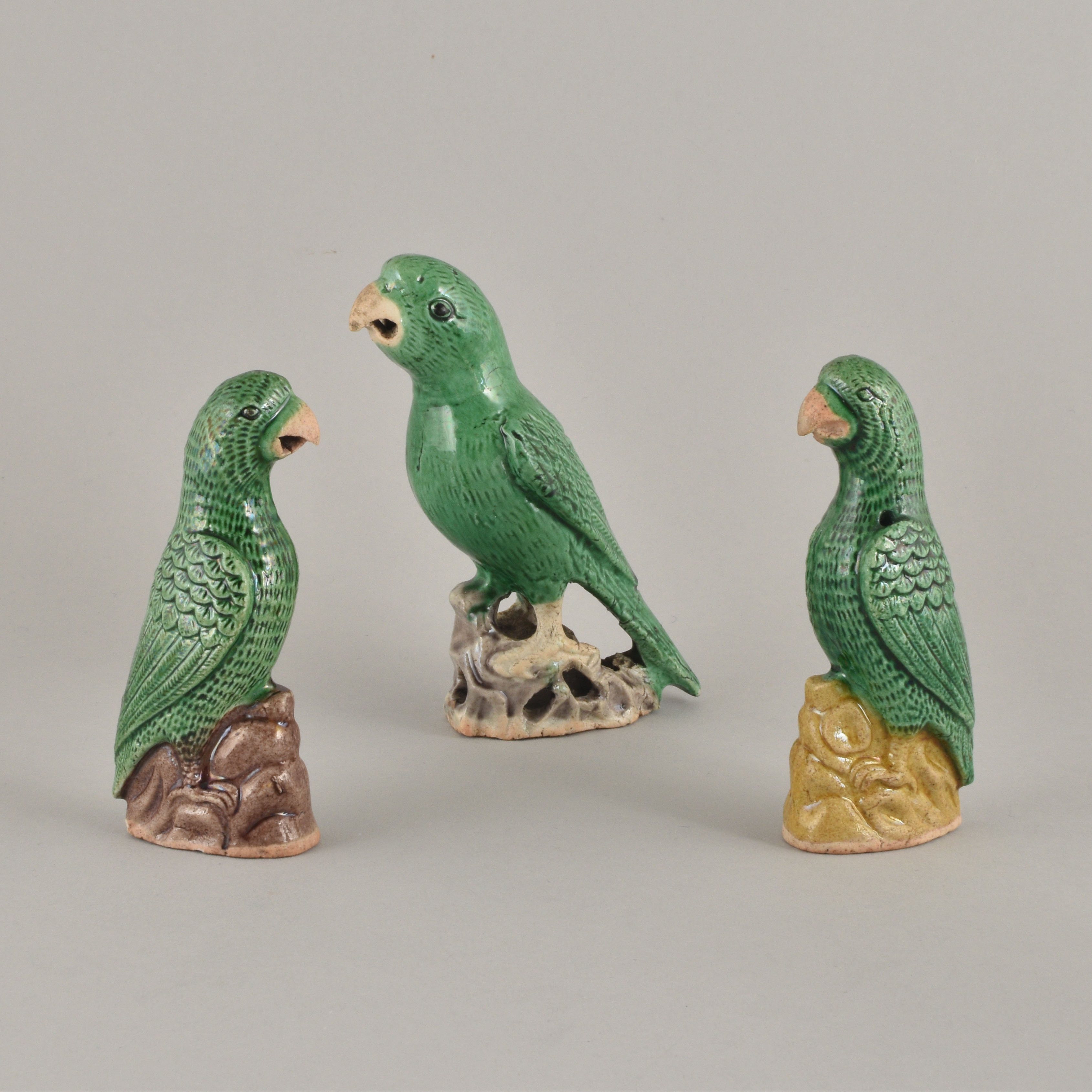 Famille verte Porcelaine (biscuit) Kangxi (1662-1722), Chine