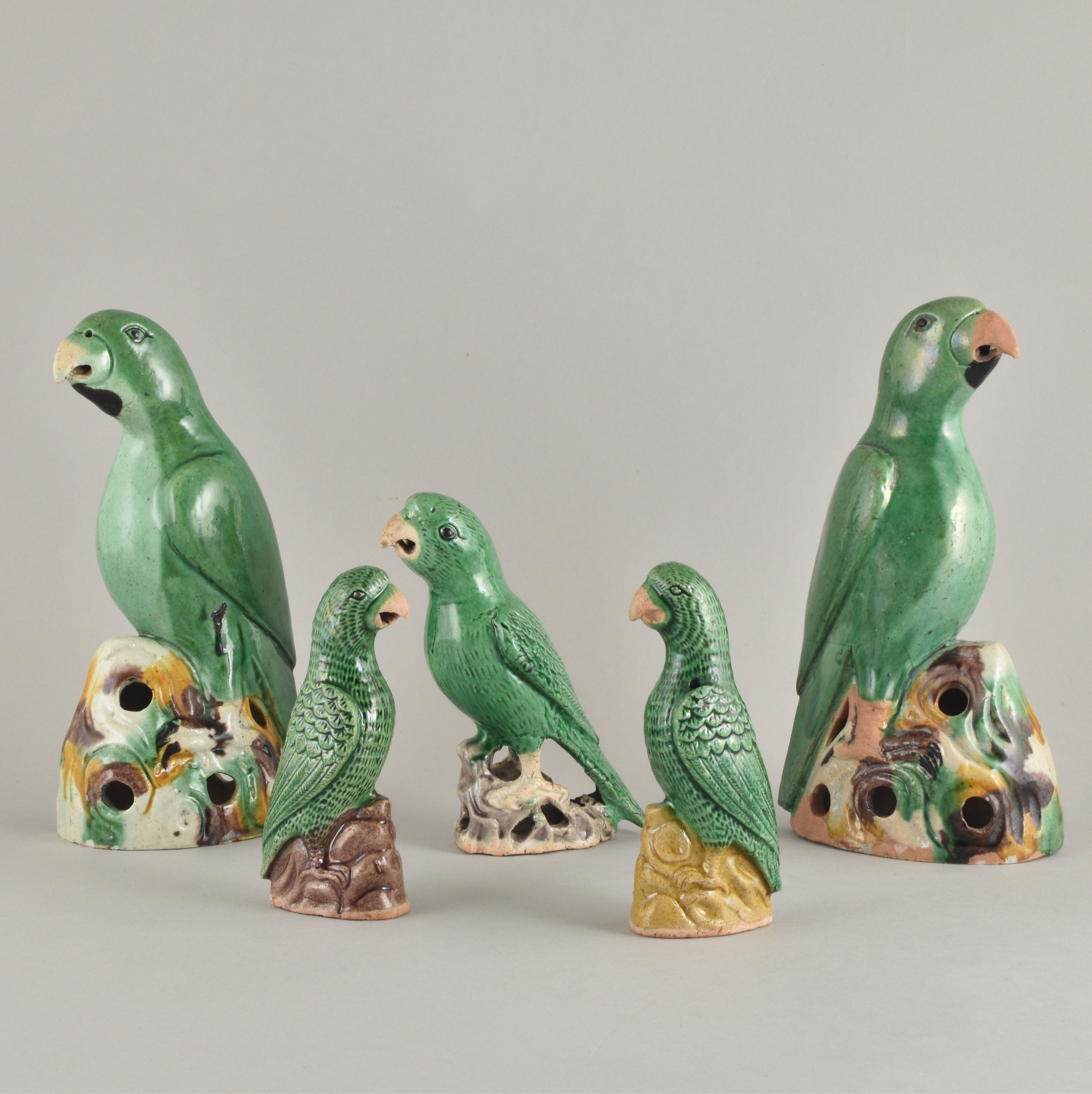 Famille verte Porcelaine (biscuit) Kangxi (1662-1722), Chine Famille verte Porcelaine (biscuit) Kangxi (1662-1722), Chine