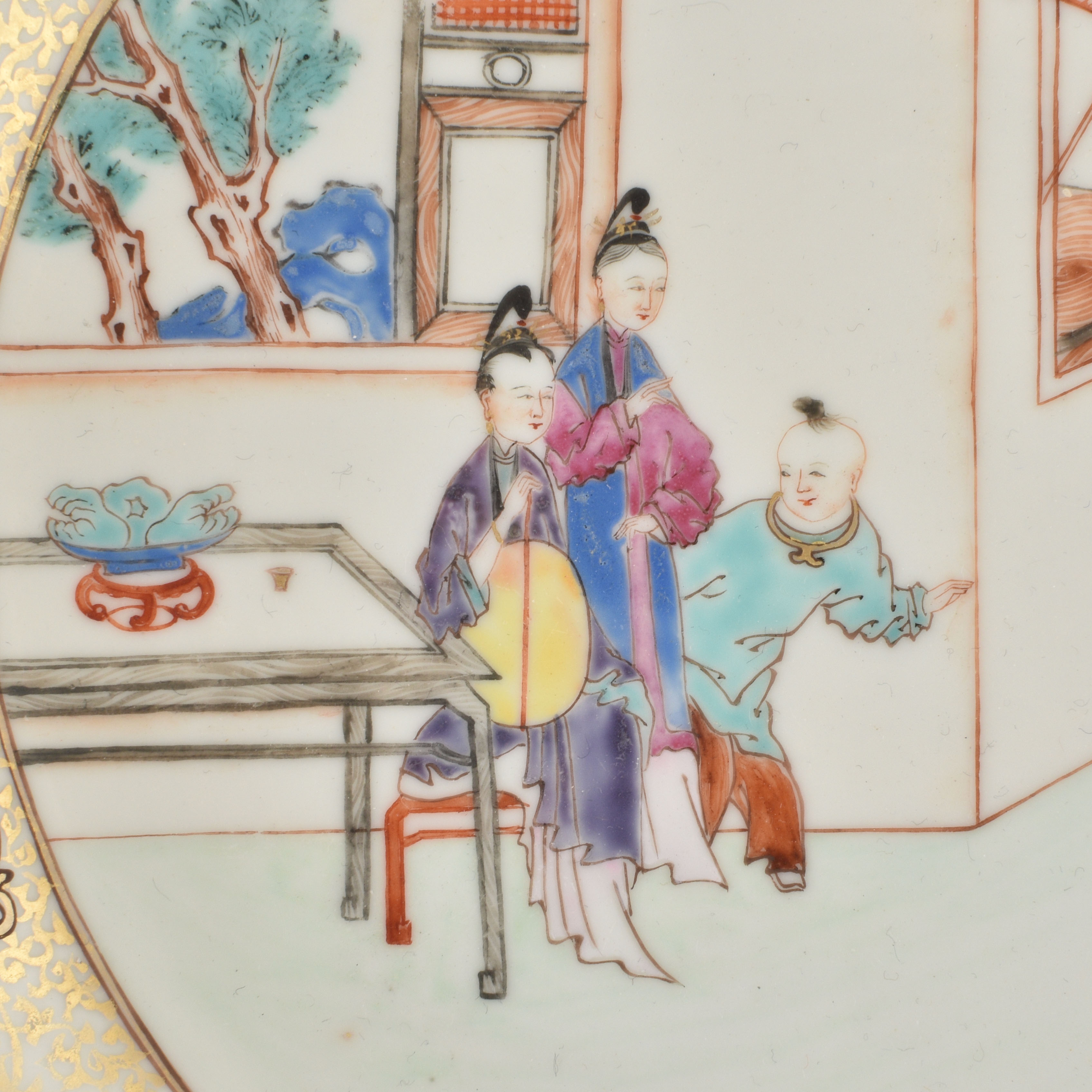 Porcelaine Qianlong (1735-1795), circa 1750/1760, Chine Porcelaine Qianlong (1735-1795), circa 1750/1760, Chine