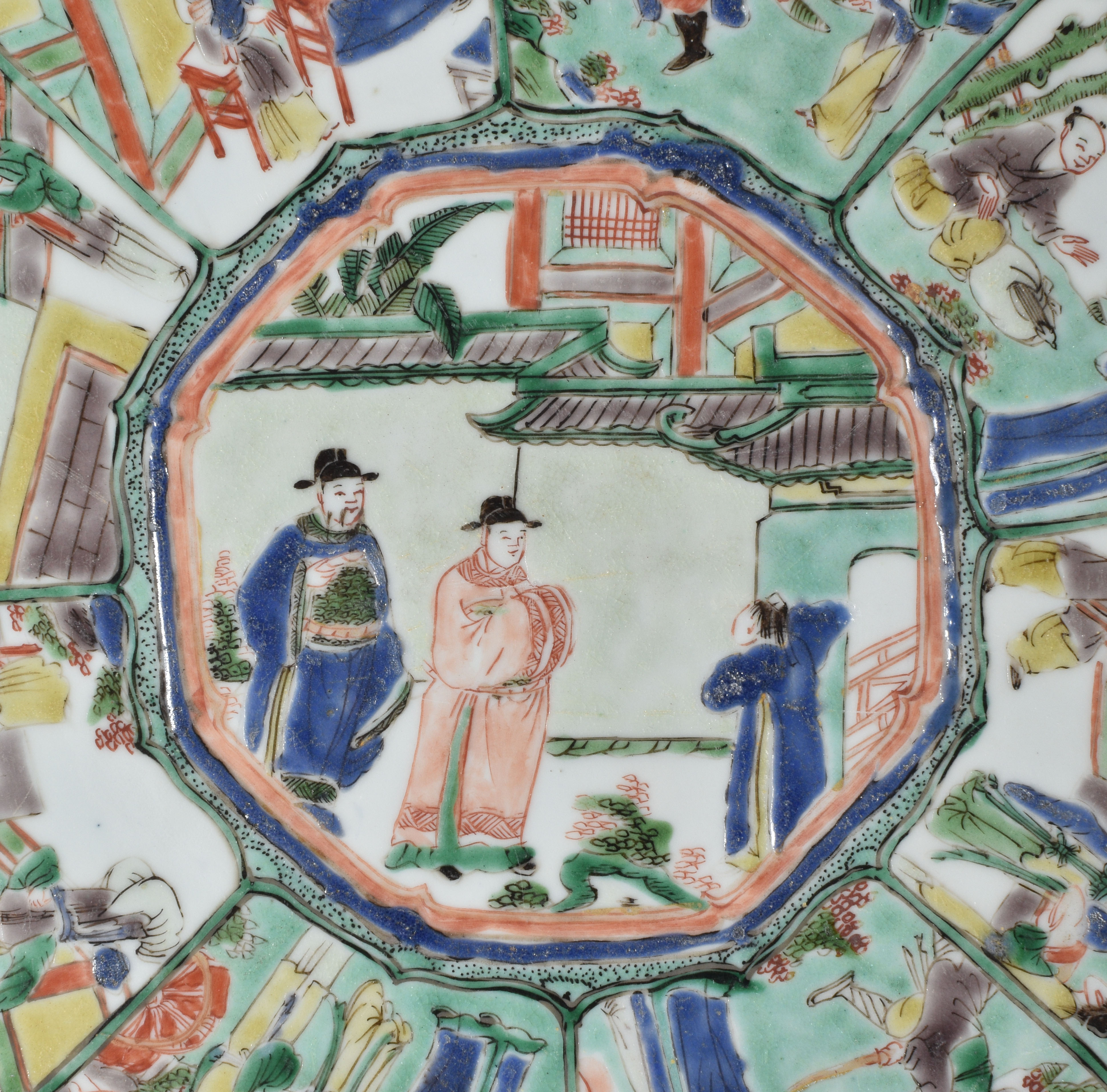 Famille verte Porcelaine Kangxi (1662-1722), Chine