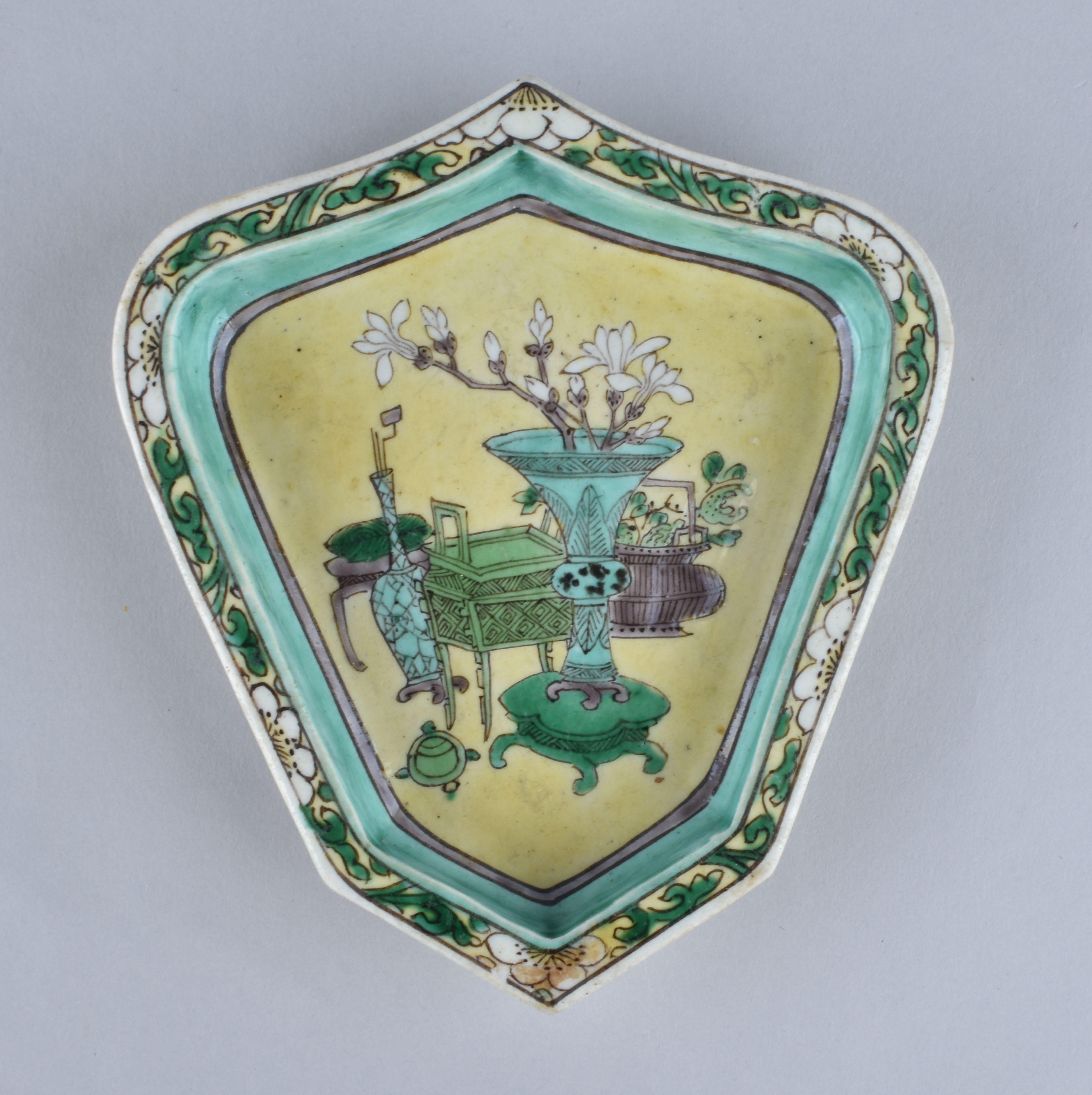 Famille verte Porcelaine (biscuit) Kangxi (1662-1722), Chine