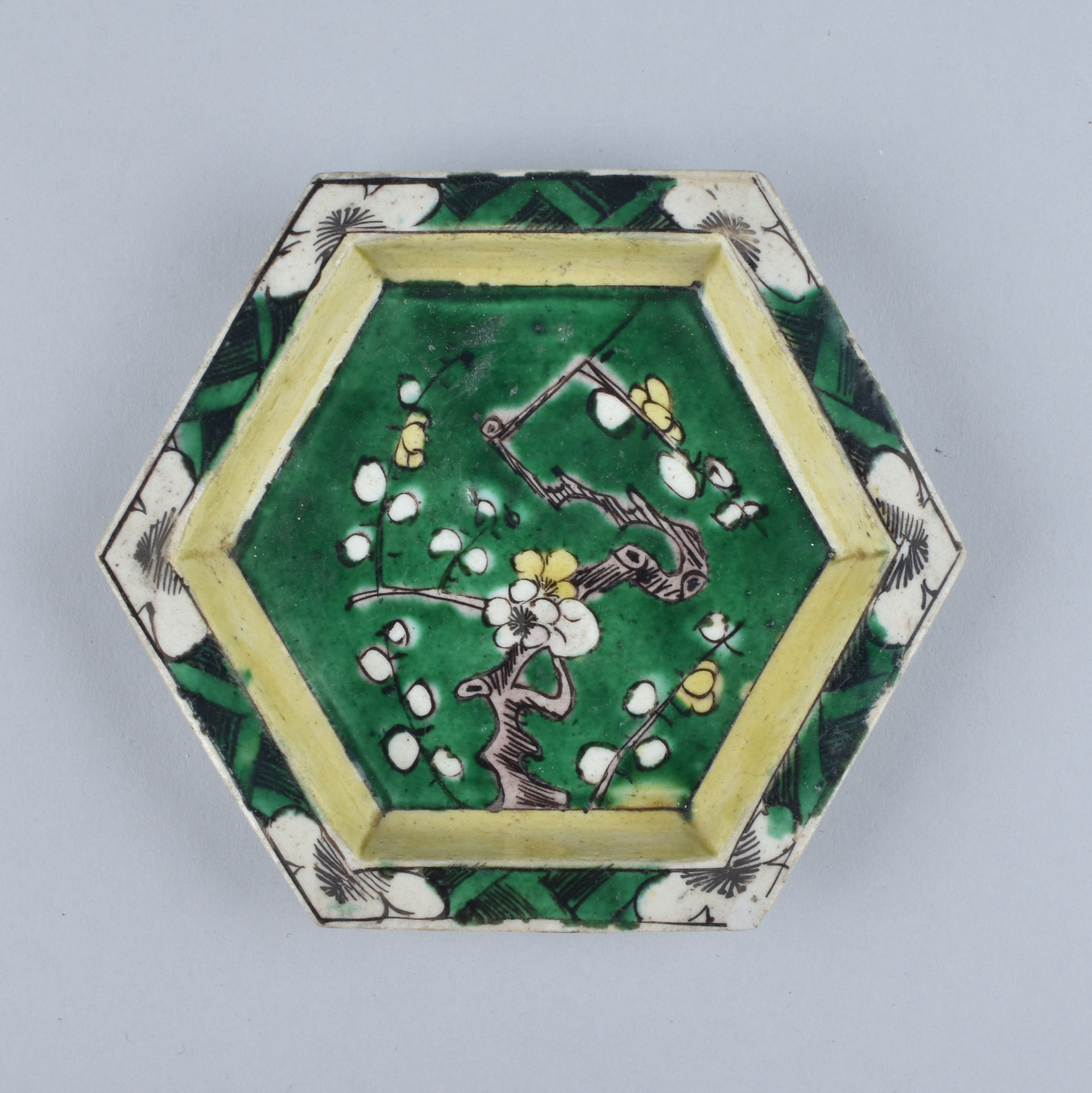 Famille verte Porcelaine (biscuit) Kangxi (1662-1722), Chine