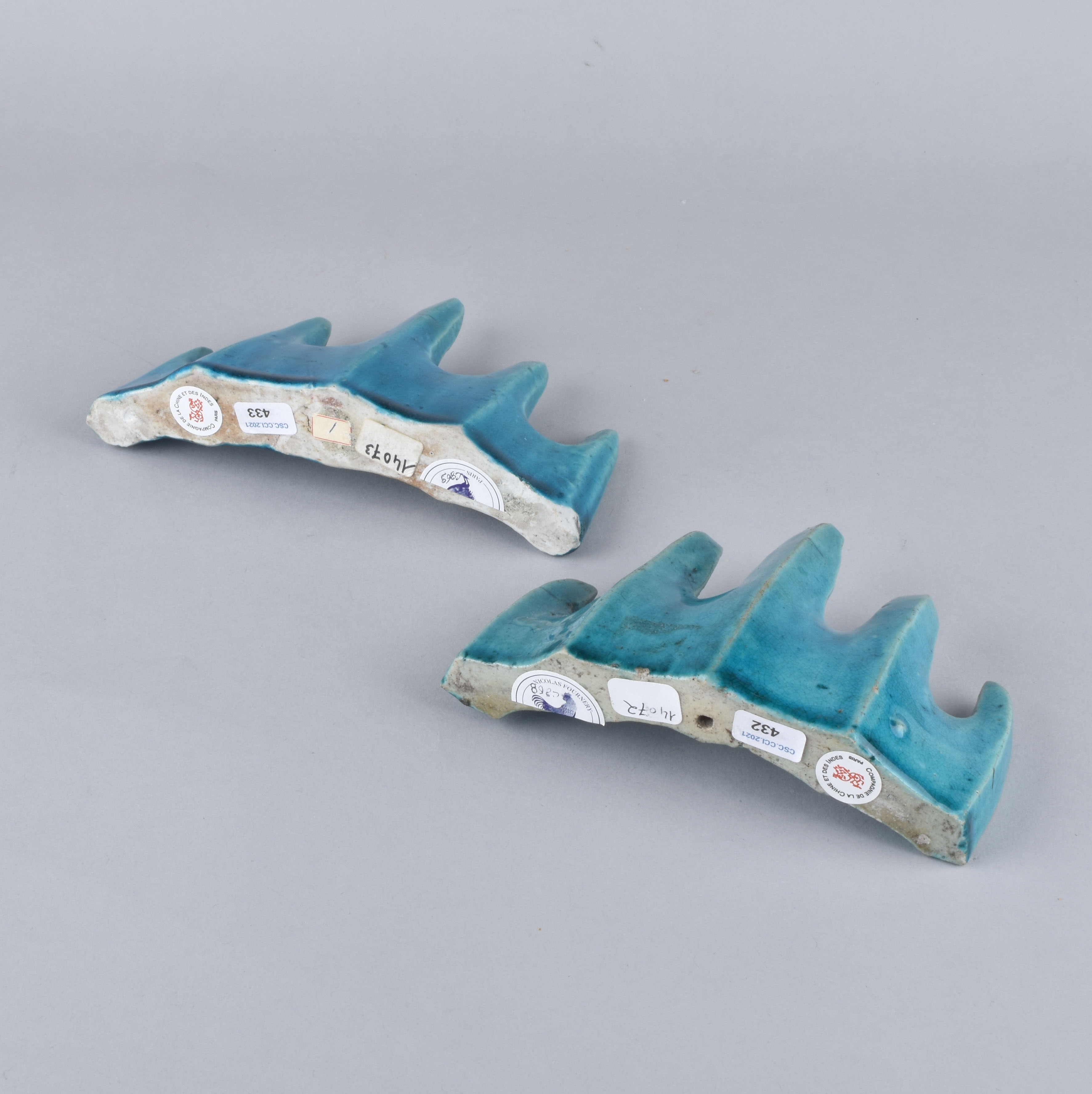 Porcelaine (biscuit) Kangxi (1662-1722), Chine Porcelaine (biscuit) Kangxi (1662-1722), Chine