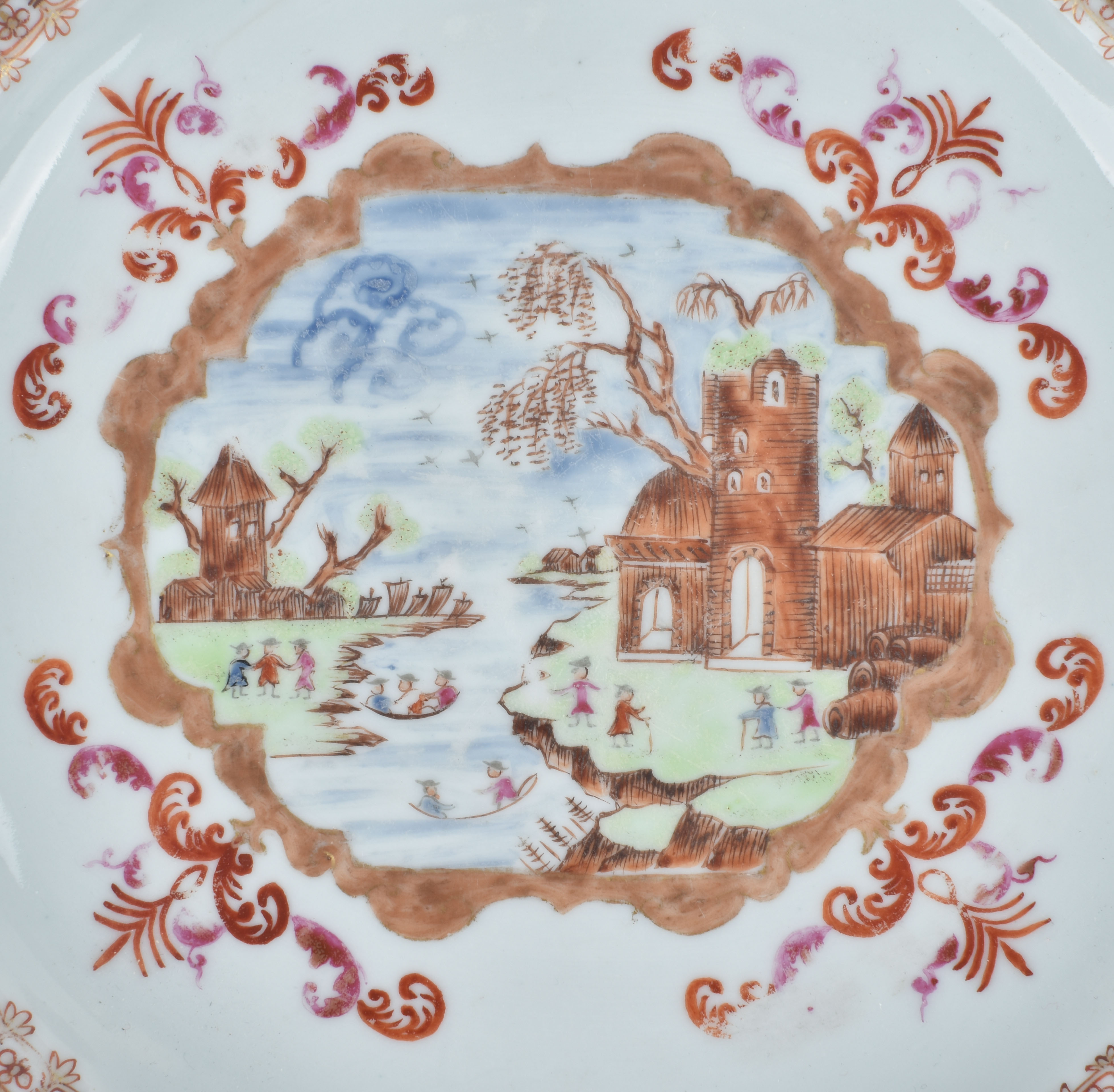 Famille rose Porcelaine Qianlong (1735-1795), ca. 1750, Chine