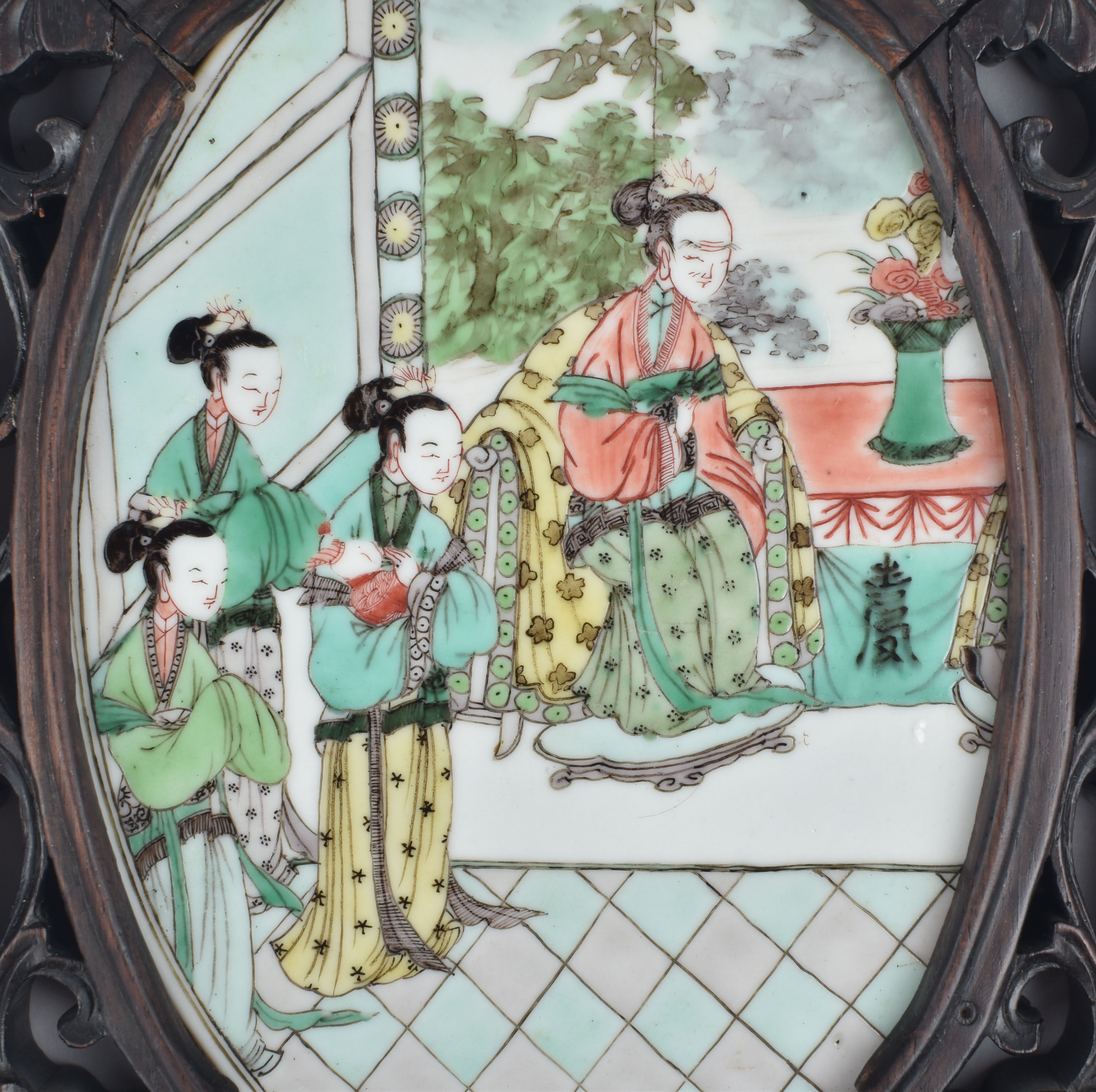 Famille verte Porcelaine Kangxi (1662-1722), China Famille verte Porcelaine Kangxi (1662-1722), China