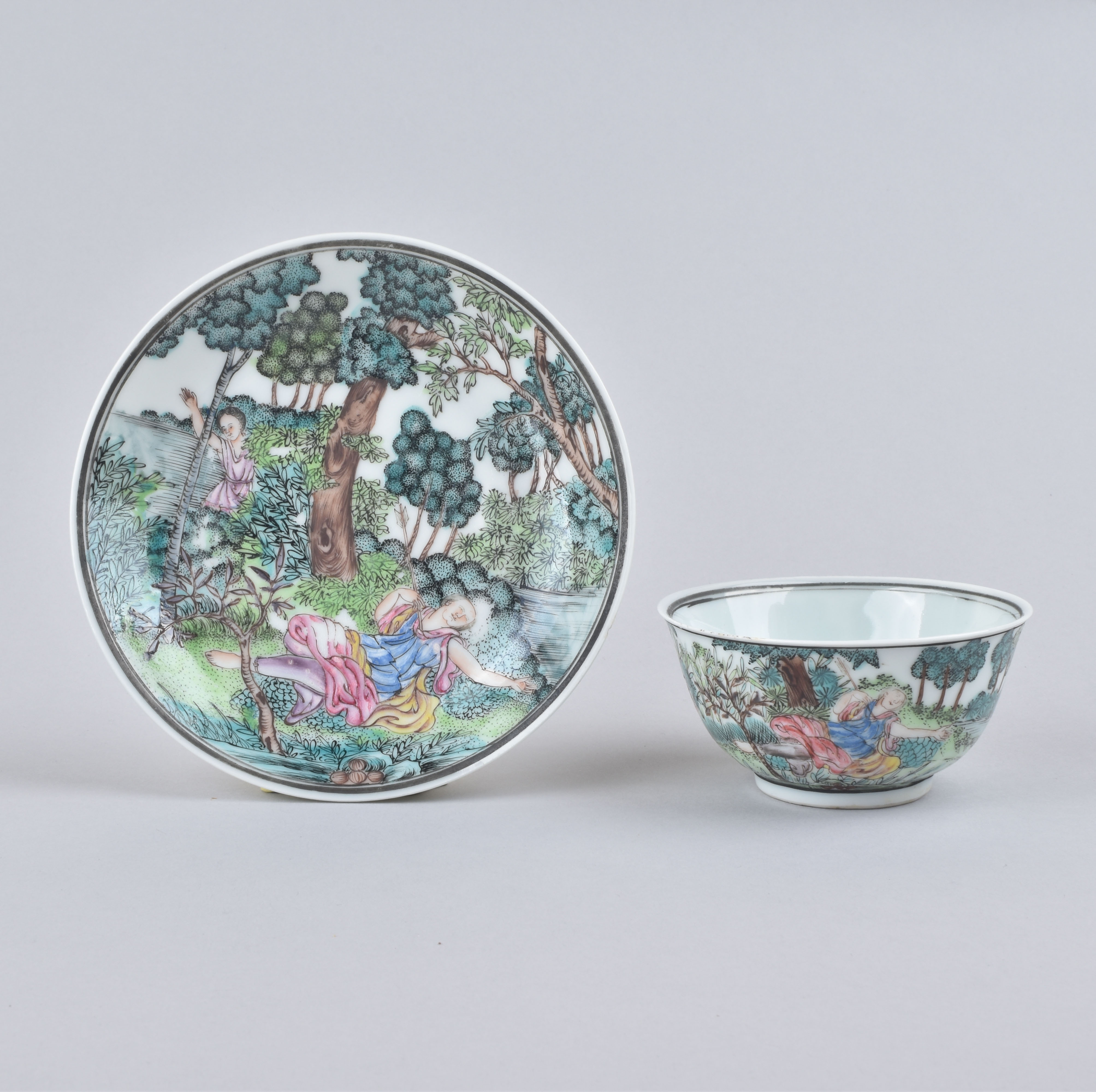 Porcelaine Qianlong (1735-1795), circa 1740, Chine Porcelaine Qianlong (1735-1795), circa 1740, Chine