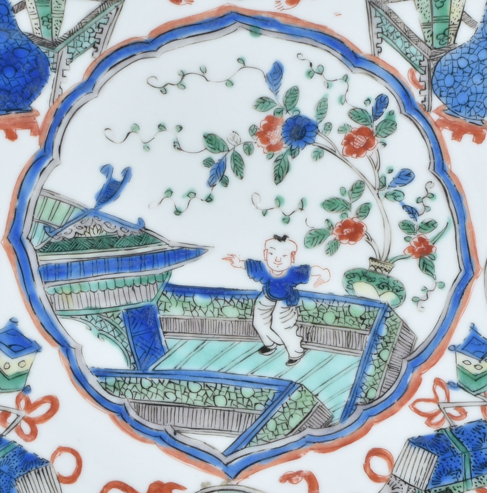 Porcelaine Kangxi (1662-1722), Chine Porcelaine Kangxi (1662-1722), Chine