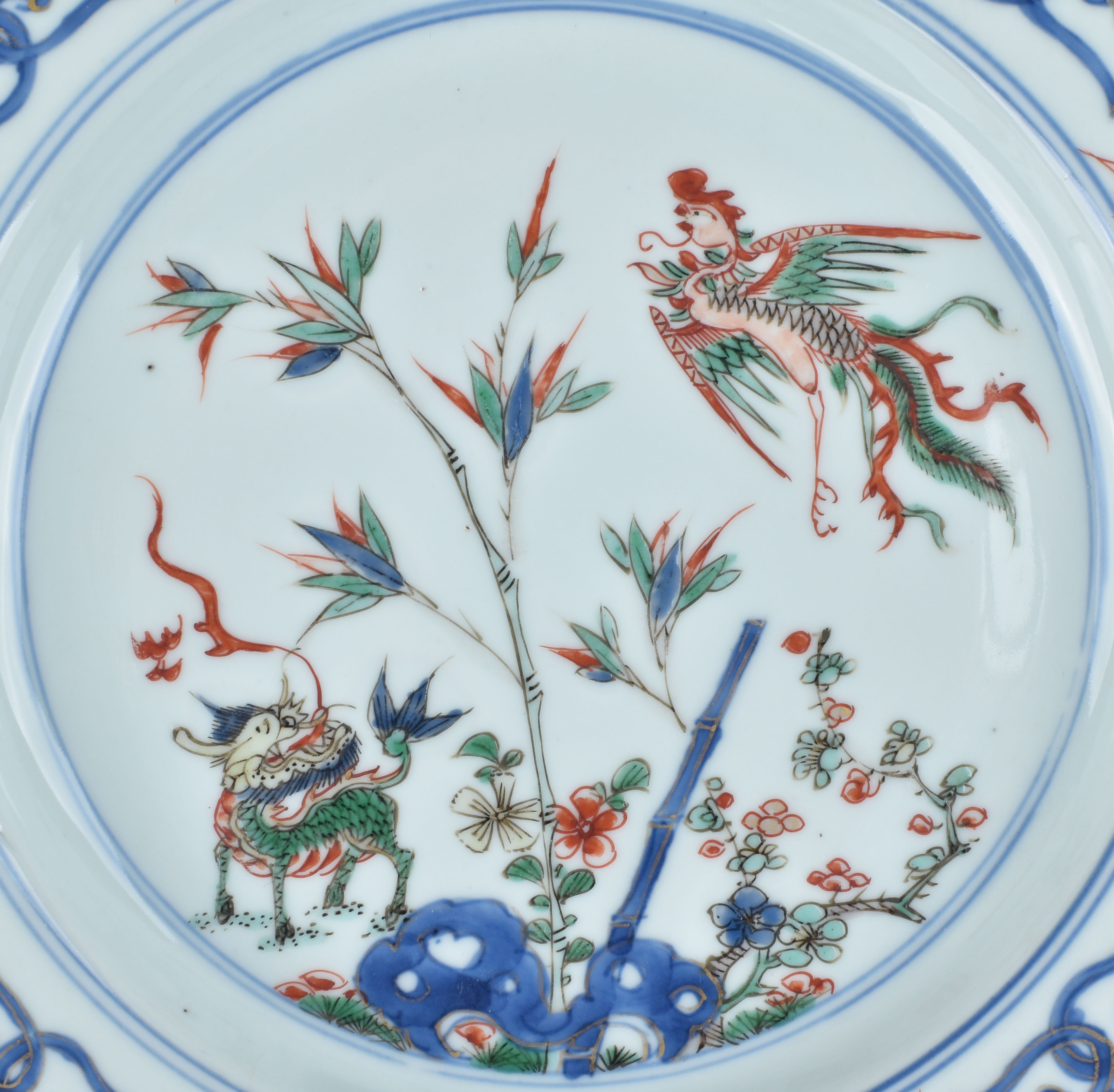 Famille verte Porcelaine Kangxi (1662-1722), Chine