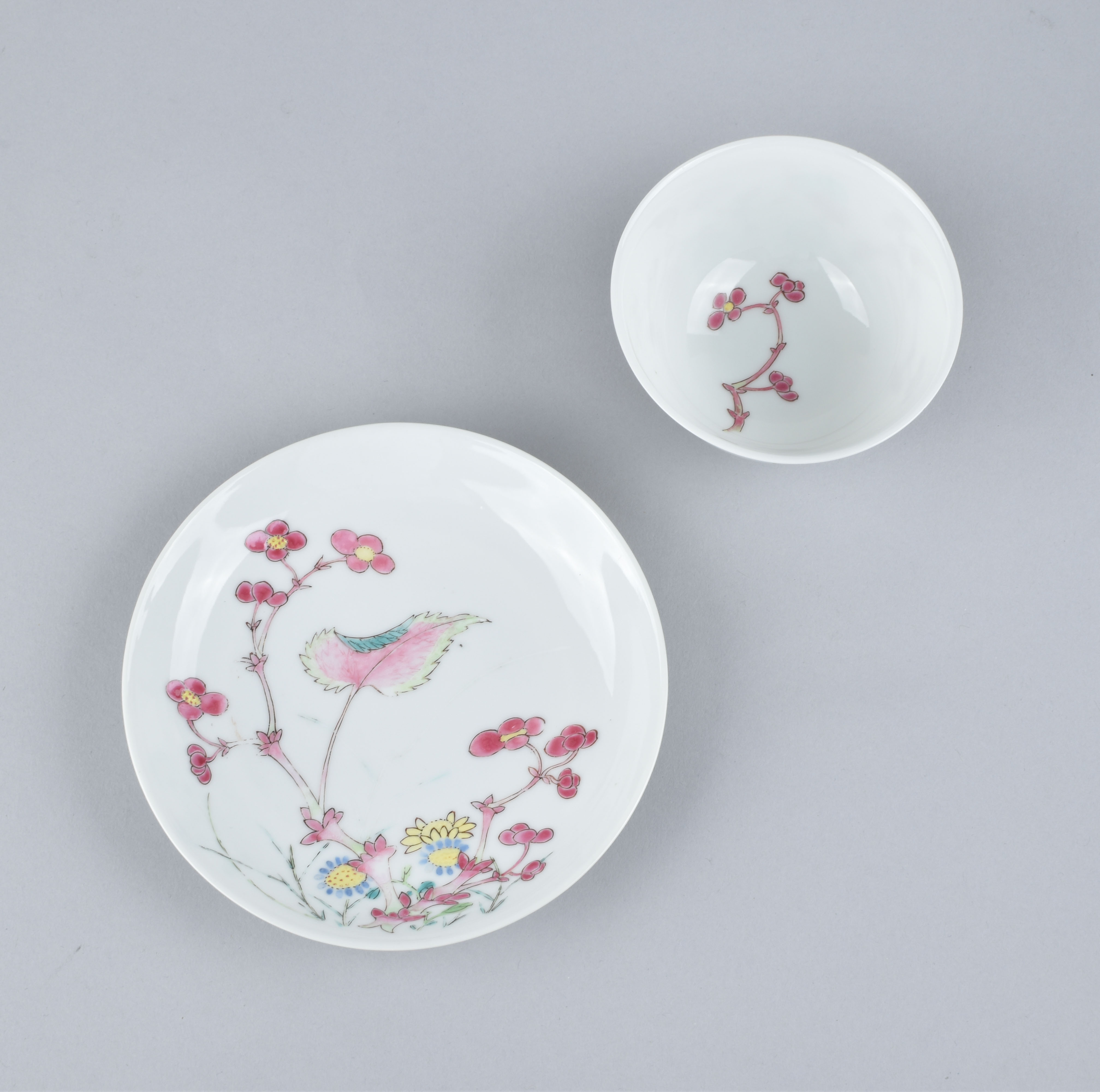 Famille rose Porcelaine Yongzheng (1723-1735) / Qianlong (1736-1795), Chine